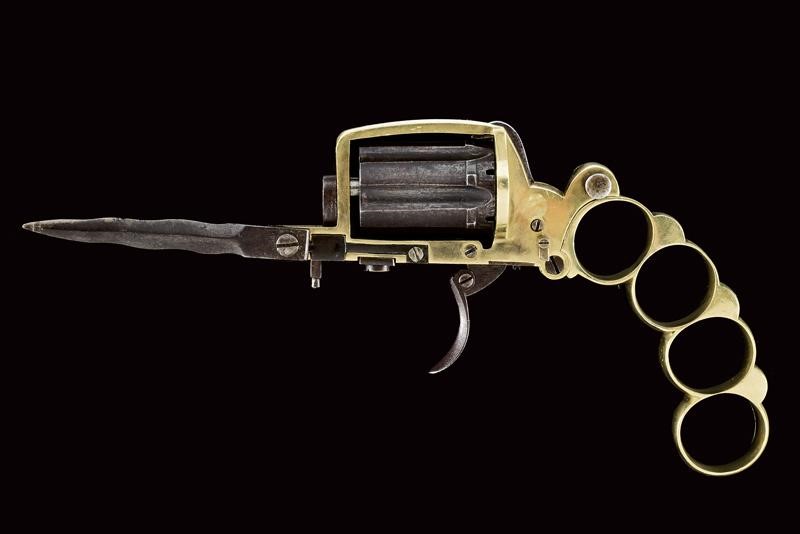 Dolne, Revolver Apache a spillo, cal. 7 mm, Francia, circa 1870