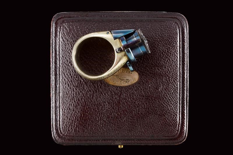 Rivolver a spillo con anello 'Le Petit Protector', cal. 4 mm, Europa, terzo quarto del XIX secolo