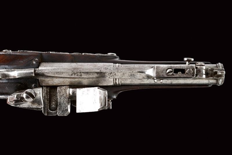 Pistola alla fiorentina con baionetta a scatto, tecnica Toscana, fine XVIII secolo