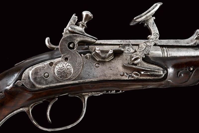 Pistola alla fiorentina con baionetta a scatto, tecnica Toscana, fine XVIII secolo