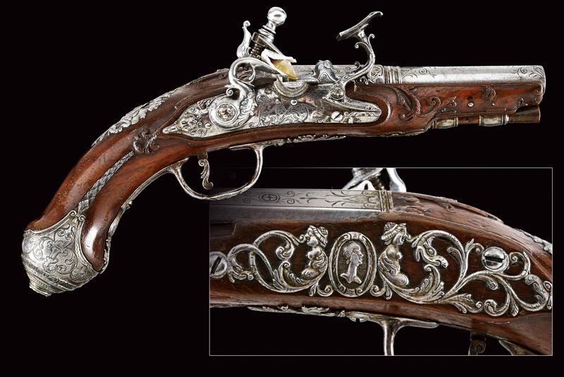A snaphaunce lock pistol by Giuseppe Guardiani 1795 | Rare and