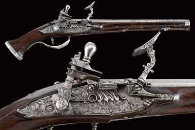 Pistola arcaica alla fiorentina, cal. 13 mm, Italia settentrionale, secondo quarto del XVII Sec.