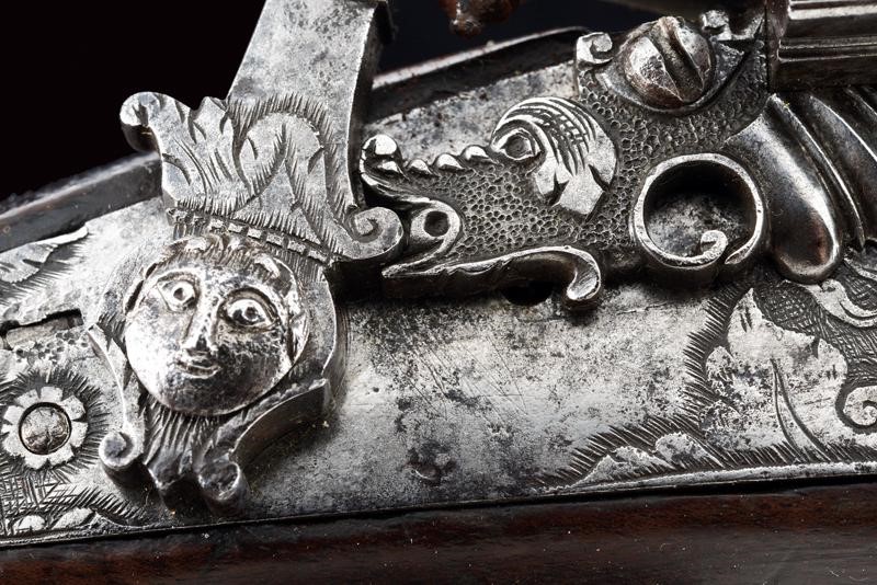 Pistola arcaica alla fiorentina, cal. 13 mm, Italia settentrionale, secondo quarto del XVII Sec.