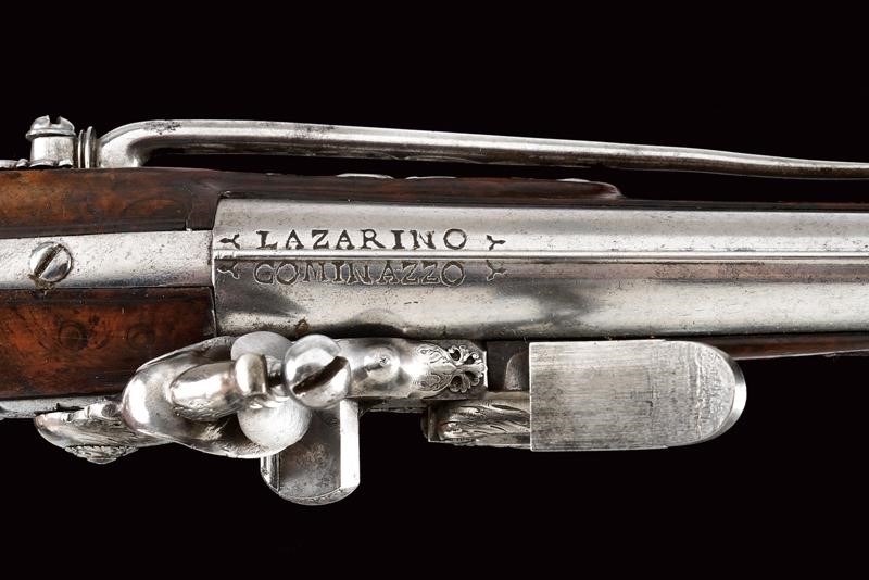 Buoni, Bella pistola da fonda alla fiorentina, cavriago, lunghezza 47.5 cm, terzo quarto del XVII...