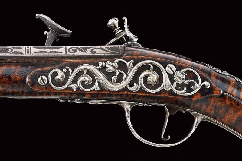 Pistola a pietra focaia di Acqua Fresca, Bologna, 1700 circa