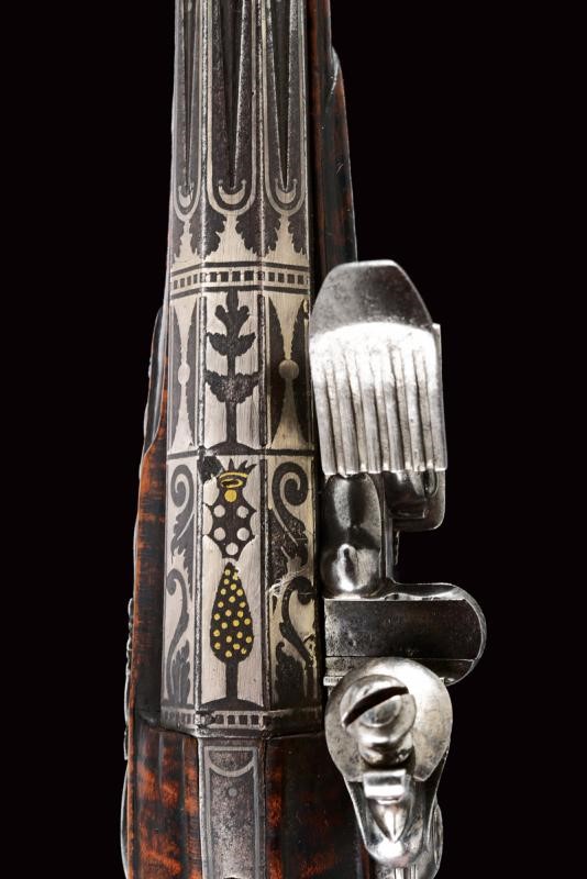 Pistola a pietra focaia di Acqua Fresca, Bologna, 1700 circa