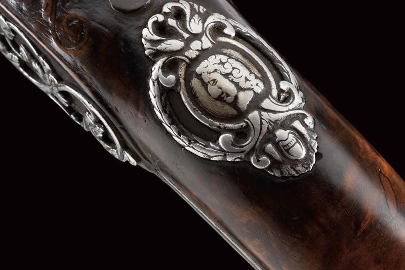 Pistole a pietra focaia di Starbus, Amsterdam, circa 1690
