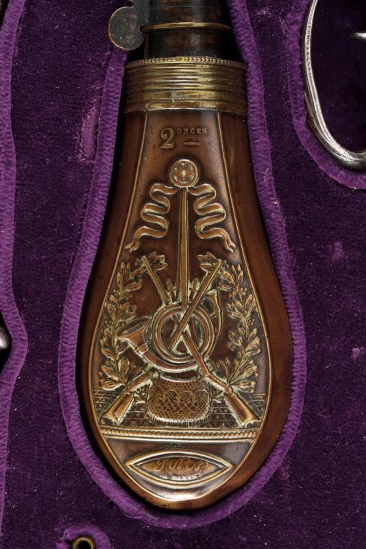 Versailles, Raro paio di pistole a luminello, Francia, 1840 circa