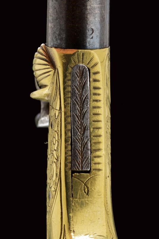 Pistola a luminello in miniatura, Francia, metà del XIX secolo