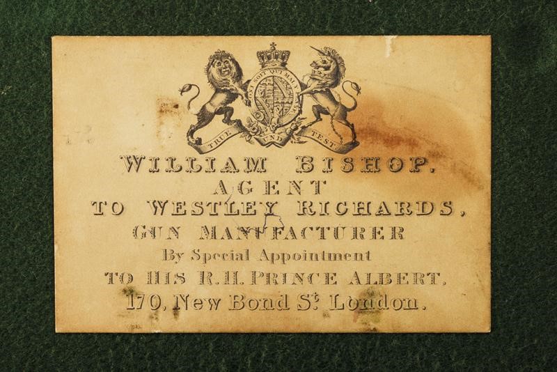 Westley Richards, Mazzagatto a luminello a canne sovrapposte cal. 9 mm, Londra, metà XIX secolo