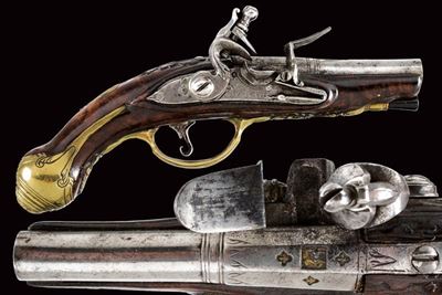 Sollani, Pistola a pietra focaia da viaggio, ultimo quarto del XVIII secolo