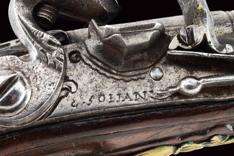 Sollani, Pistola a pietra focaia da viaggio, ultimo quarto del XVIII secolo