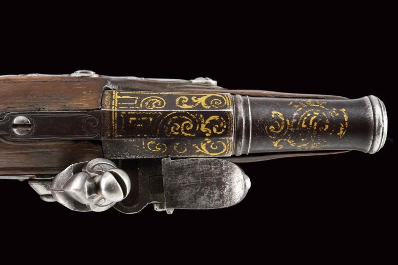 Pistola a pietra focaia da viaggio, St. Etienne, fine XVIII secolo