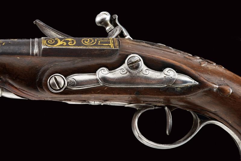 Pistola a pietra focaia da viaggio, St. Etienne, fine XVIII secolo