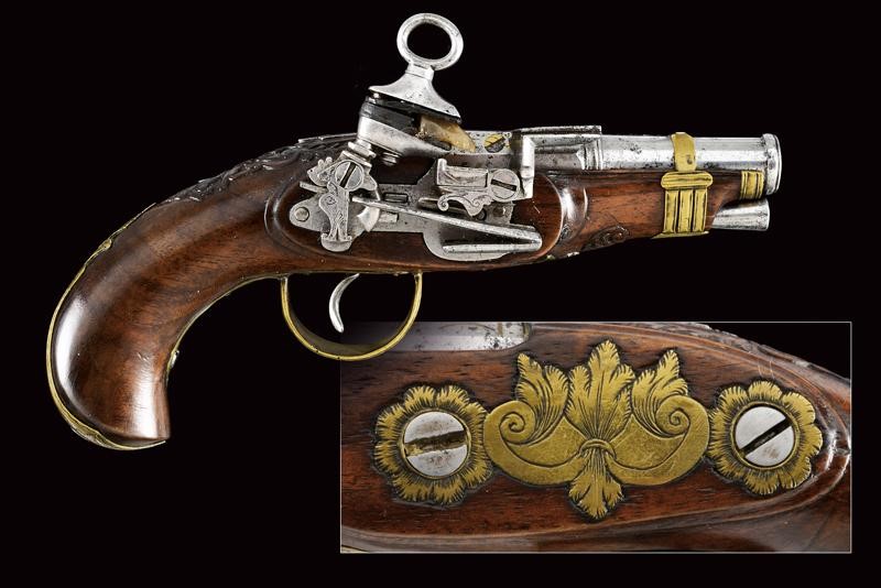 A miquelet lock traveling pistol circa 1800 | Rare and fine Antique ...