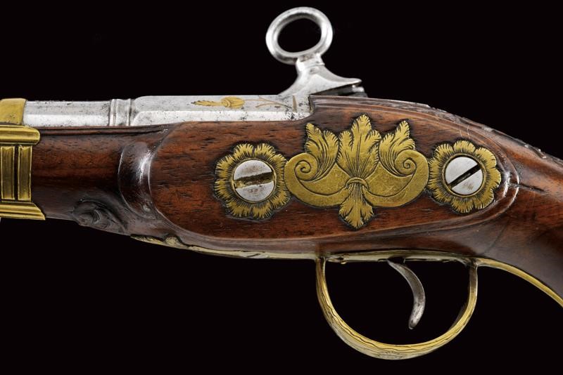 Pistola alla micheletta da viaggio, Spagna, 1800 circa