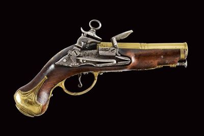 Pistola alla micheletta da viaggio, Napoli, Seconda metà del XVIII secolo