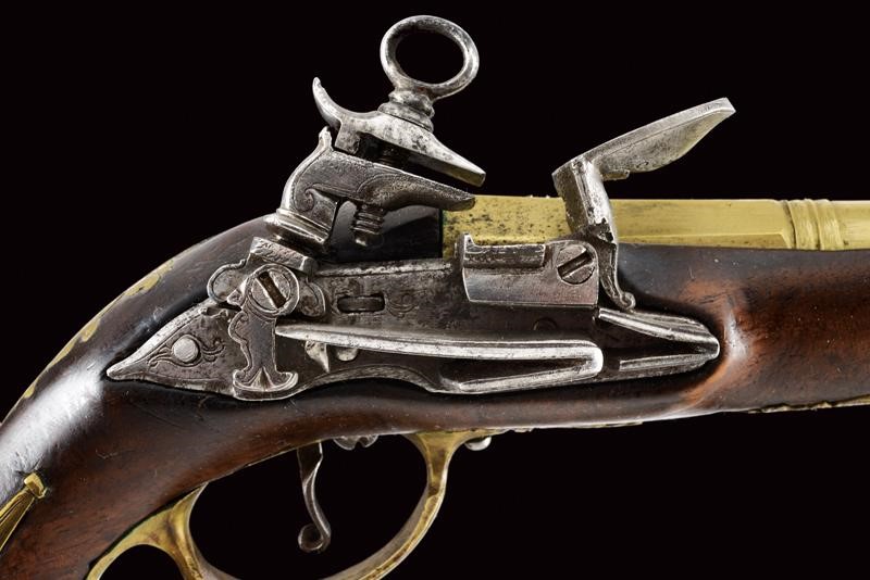Pistola alla micheletta da viaggio, Napoli, Seconda metà del XVIII secolo