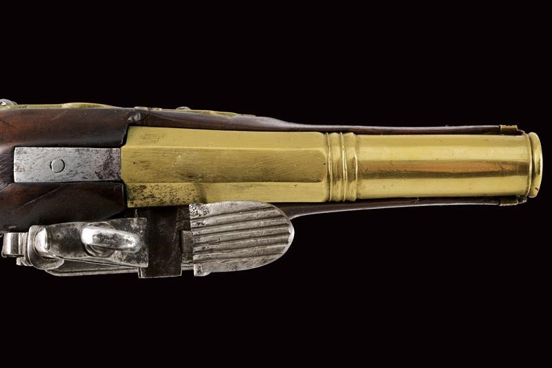 Pistola alla micheletta da viaggio, Napoli, Seconda metà del XVIII secolo
