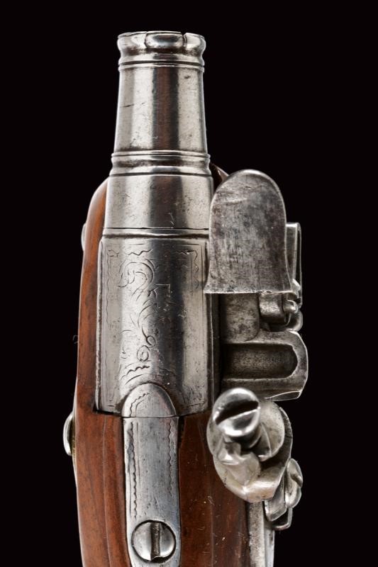 Pistola a pietra focaia, Francia, circa 1800, cal. 8.5 mm