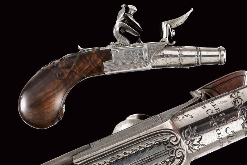 A fine antique 18th Century French Flintlock Blunderbuss, signed