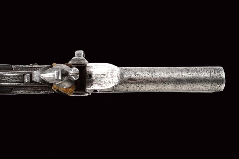 Dutton, Mazzagatto a pietra focaia con canne sovrapposte, Londra, 1800 circa