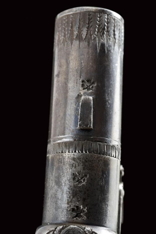 Egg, Paio di eleganti mazzagatti a pietra focaia, Londra, circa 1800