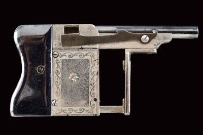 Pistola da palmo 'Mitrailleuse', tecnica St. Etienne, 1875-1890