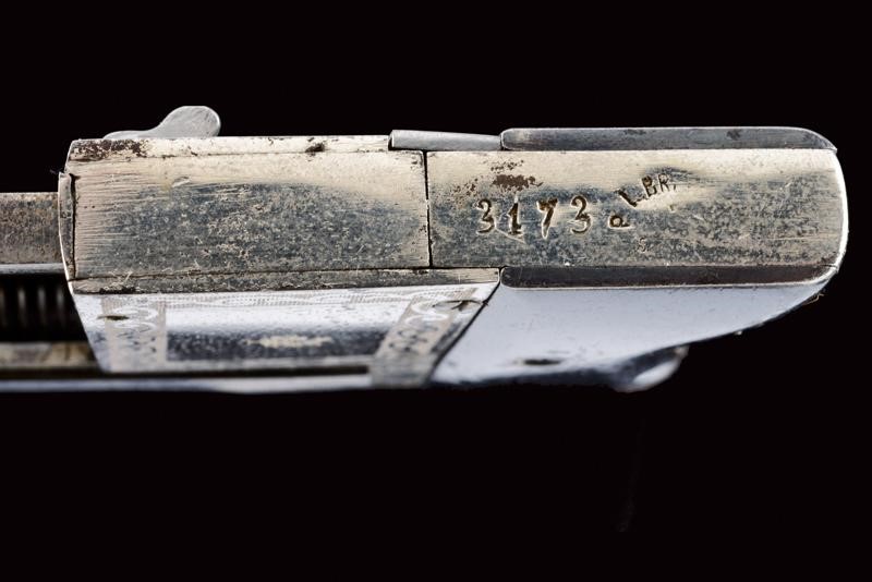 Pistola da palmo 'Mitrailleuse', tecnica St. Etienne, 1875-1890