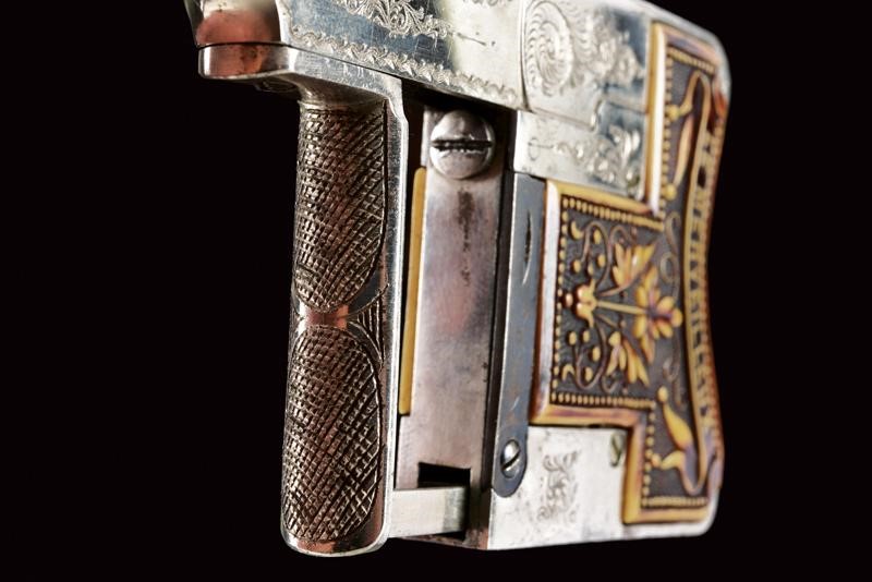 Pistola da palmo 'Mitrailleuse', St. Etienne, 1875-1890, cal. 6 mm