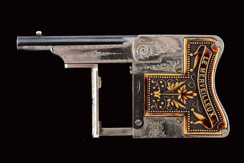 Pistola da palmo 'Mitrailleuse', St. Etienne, 1875-1890, cal. 6 mm