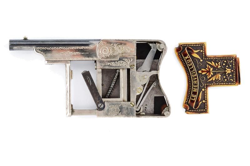 Pistola da palmo 'Mitrailleuse', St. Etienne, 1875-1890, cal. 6 mm