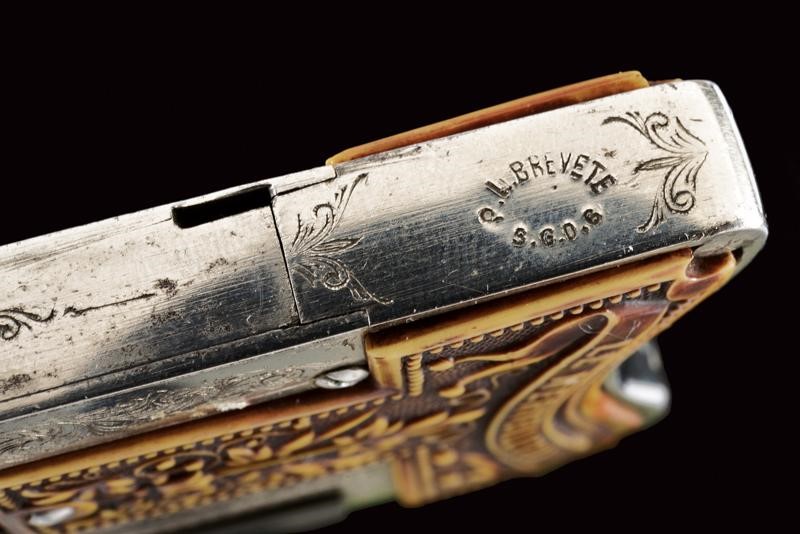 Pistola da palmo 'Mitrailleuse', St. Etienne, 1875-1890, cal. 6 mm