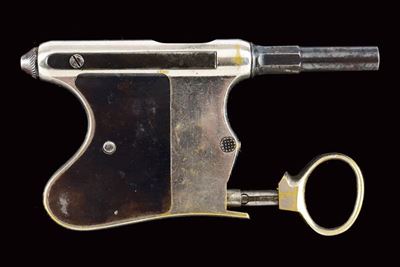 Rara pistola con sistema Tribuzio Mod. 1889, calibro 7 mm, ottagonale e tonda
