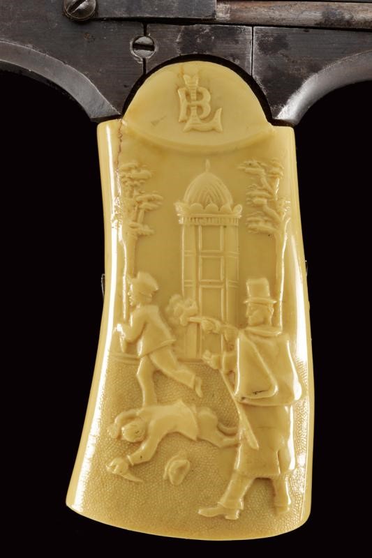 Brun-Latrige, Pistola a retrocarica Modello di lusso, St. Etienne, 1885-90