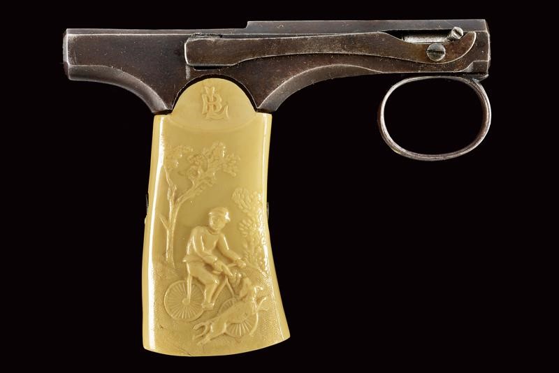 Brun-Latrige, Pistola a retrocarica Modello di lusso, St. Etienne, 1885-90