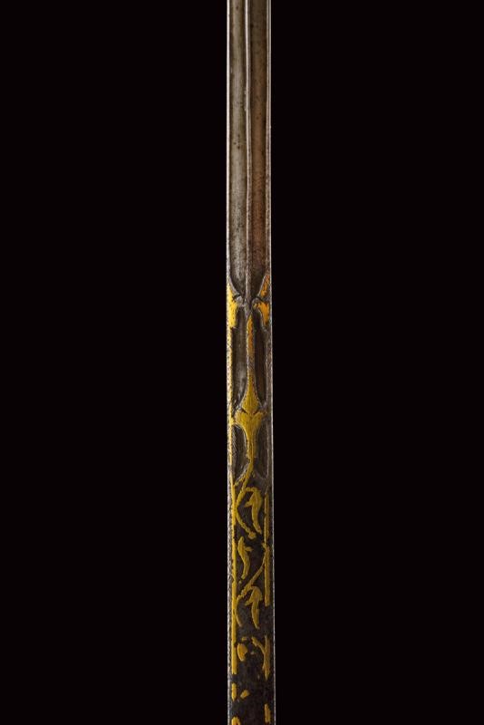 Pala con fornimenti in argento e decorazioni a pietre, tecnica Impero Ottomano, XIX Secolo