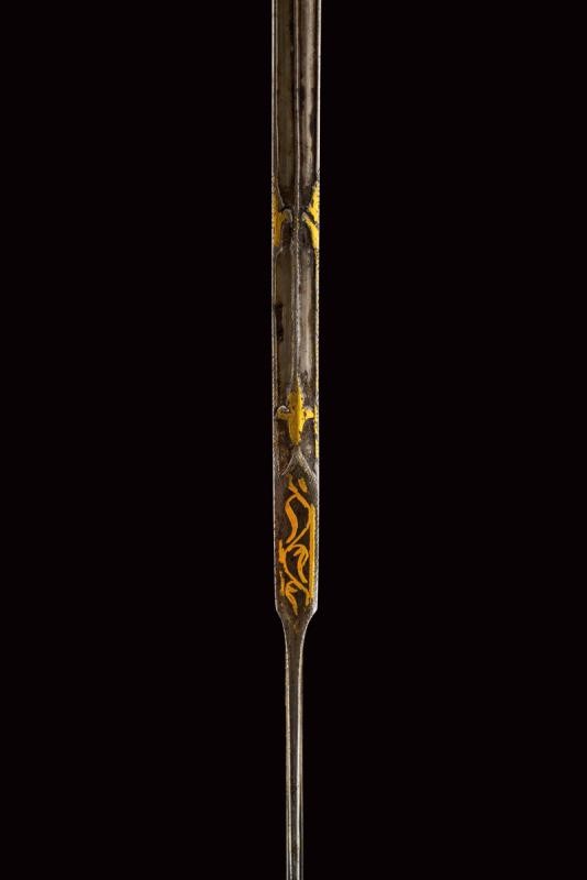Pala con fornimenti in argento e decorazioni a pietre, tecnica Impero Ottomano, XIX Secolo
