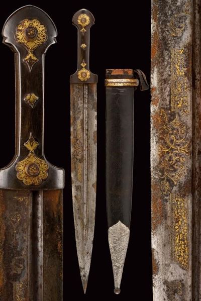 Tradizionale Kindjal Caucasico, XIX Secolo