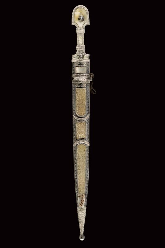 Kindjal, Caucaso, lunghezza 49 cm, circa 1900