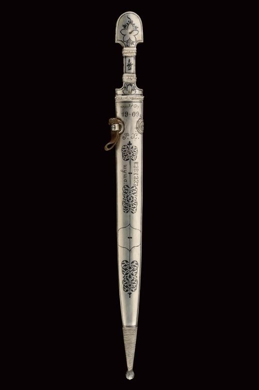 Kindjal, Caucaso, lunghezza 49 cm, circa 1900