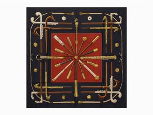 Foulard Cannes et Pommeaux