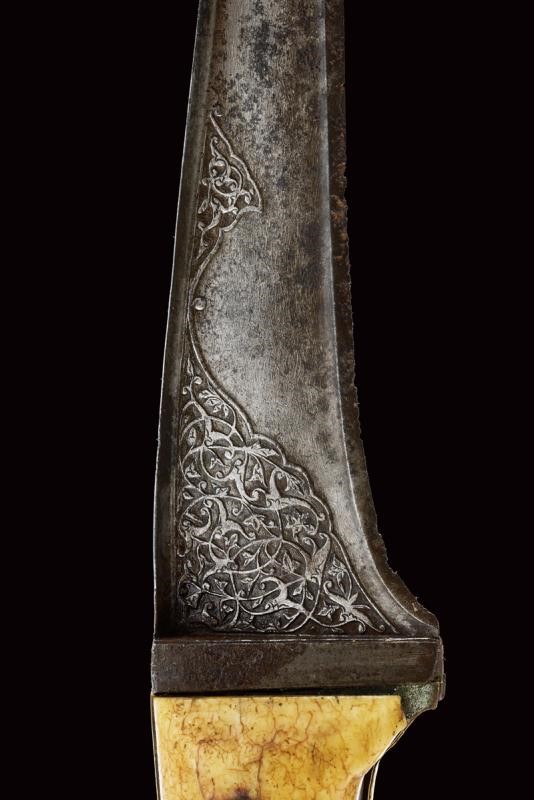Pesh kabz, Persia, 1800 circa, lama in damasco