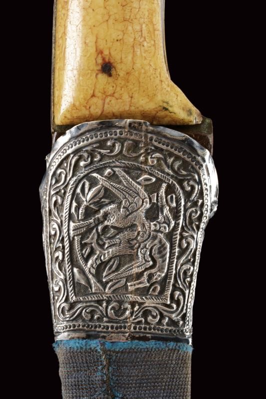 Pesh kabz, Persia, 1800 circa, lama in damasco