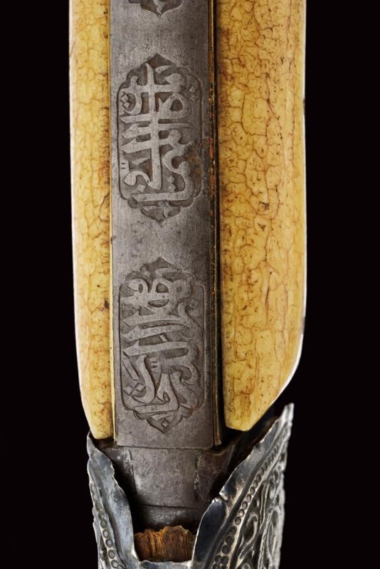 Pesh kabz, Persia, 1800 circa, lama in damasco