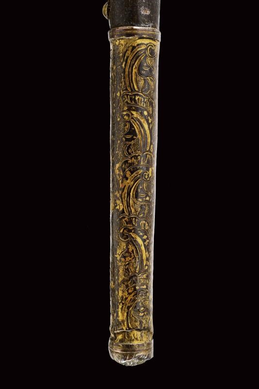 Mazza ottomana, 1720 circa, tecnica in rame e legno
