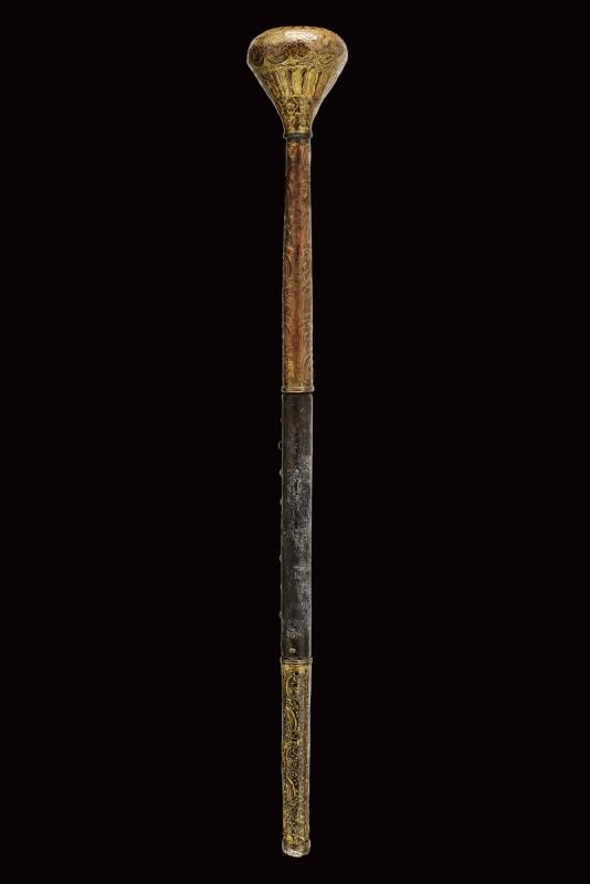 Mazza ottomana, 1720 circa, tecnica in rame e legno