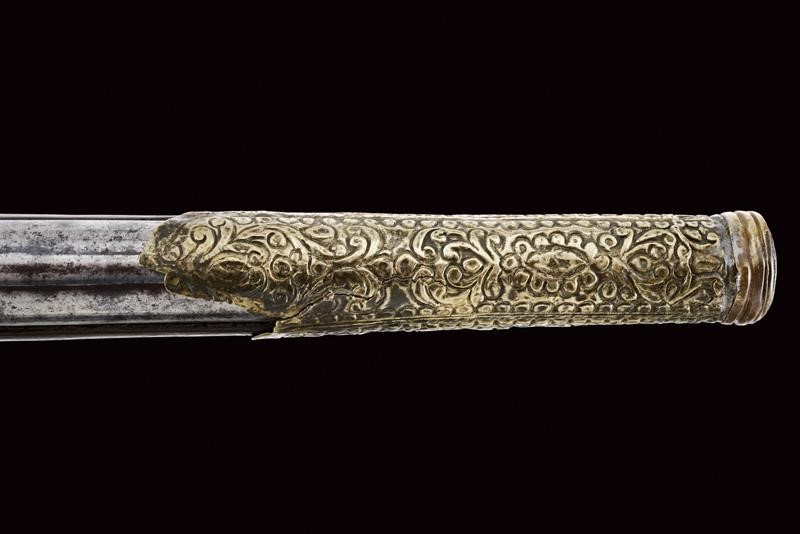 Pistola a pietra focaia con fornimenti in acciaio e argento, Turchia, Prima metà del XIX Secolo