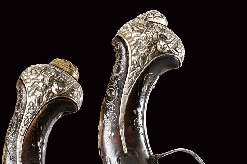 Pistole turche a pietra focaia, inizio XIX secolo