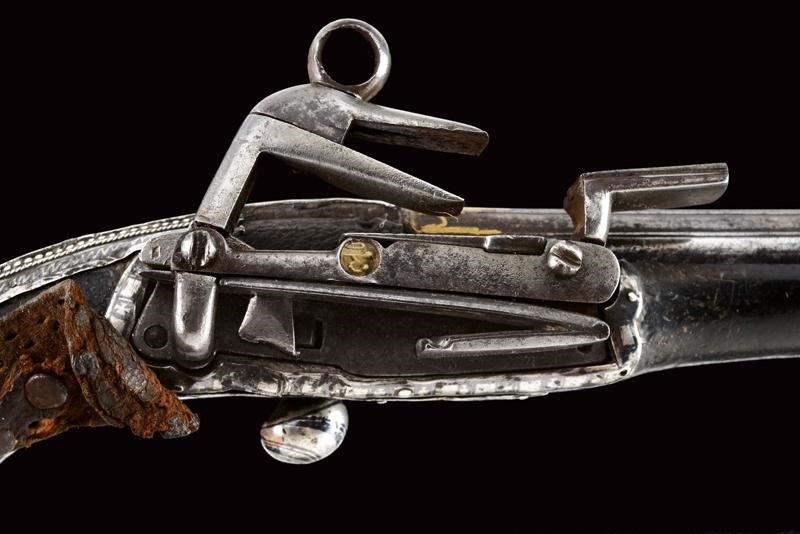 Pistola a pietra focaia da cosacco, Caucaso, metà XIX secolo